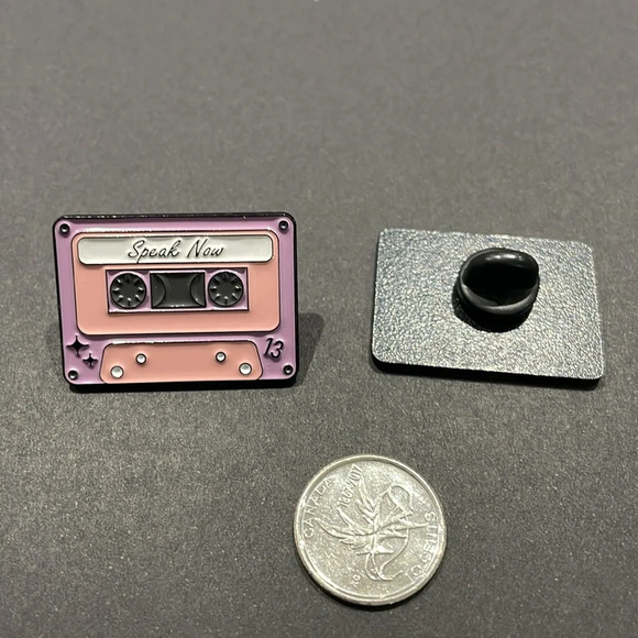 $5 Bundled Taylor Swift Speak Now Cassette Metal Enamel Pin - Picture 2 of 2